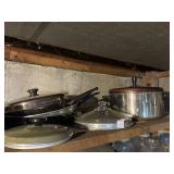 Lot of misc pots and pans