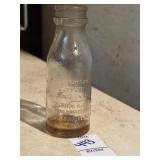 Vintage Thomas Edison battery oil bottle