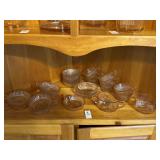 Vintage pink depression glass " Queen Anne ï¿½