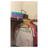 Side of Closet Clothing and More