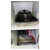Lot of Baking Pans and Roaster