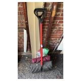 2 snow shovels