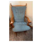 Upholstered Glider Rocking Chair