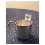 Vintage Lunt Sterling Silver Baby Cup / Child