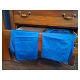 Blue sheets and pillowcases