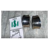 Sterling Mexico clip earrings