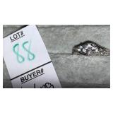 Sterling CZ 7-stone ring