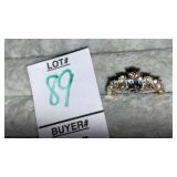 Sterling CZ 5-oval stone ring