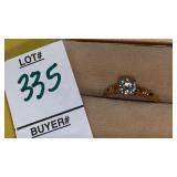 14k/18k 1/2ct diamond engagement ring