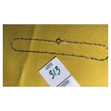 Sterling ankle bracelet