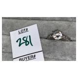 Sterling CZ ring