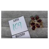 14k tourmaline diamond ring