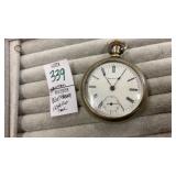 American Waltham Watch Co pocket watch - 1884 pat