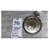 Illinois 21jewel gold filled case pocket watch