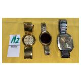 (3) wristwatches Accutron others