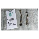 Sterling Brighton pierced drop earrings