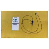 14k Lindeï¿½ star & diamond pendant on chain