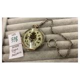Elgin Masonic pocket watch w/ chain