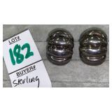 Sterling clip earrings