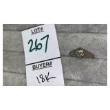 18k diamond baby ring