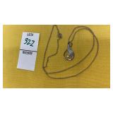 Van Dell Sterling pearl pendant