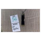Lia Sophia black white pendant necklace