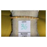 Sterling opal tennis bracelet