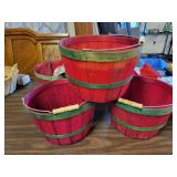 3 small baskets