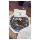 Franklin Mint Cardinal Plate