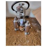 Meat grinder & misc items