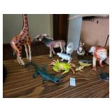 Vintage toy animals
