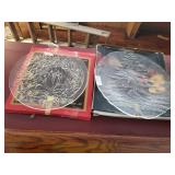 Glass platters/ serving trays