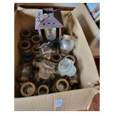 Candell jars & misc Candell holders great for