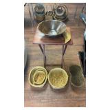 Baskets and TV Tray