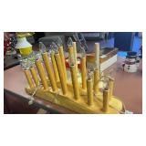 Lot of Christmas Window Candelabras