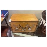 Painted Deer Wooden Box