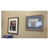 Two Framed Pictures