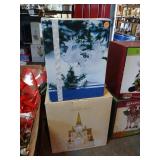 Heritage Mint light up sleigh and Cracker Barrel