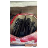 Tray Lot of Large Drill Bits