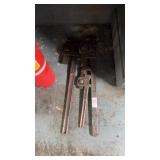 Lot of Large Pipe Wrenches