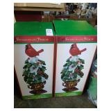 Cracker Barrel Christmas Snowy tree with