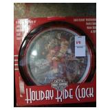 Harley Davidson holiday clock