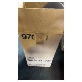 Vintage Libbey 4gallon threaded lid mason jar -