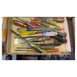 Lot of screwdrivers (Craftsman, Philips, etc)