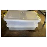 2 Sterilite Tubs