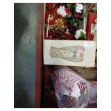 Cracker Barrel Christmas angel and misc lot