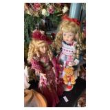 Lot of Porcelain Dolls