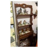 Wooden Heart Display Shelving Unit NO CONTENTS