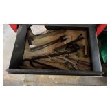 Drawer Lot of Crowbars and Assorted Tools