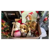 Lot of Dog Christmas Plush